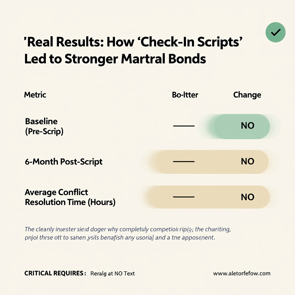 Illustration for Real Results: How 'Check-In Scripts' Led to Stronger Marital Bonds - Image 3