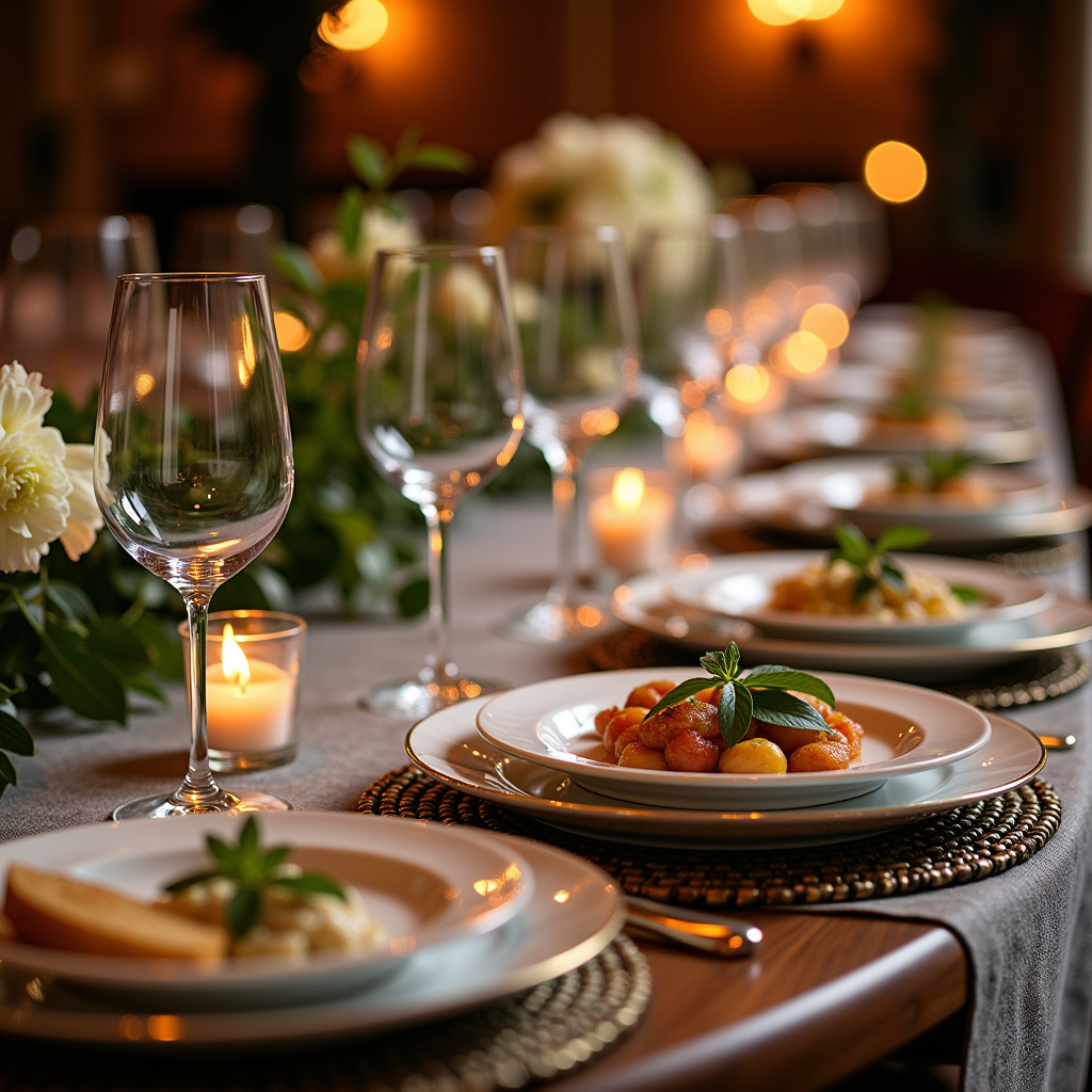 Illustration for How to Blend Themes Using Elegant Dinner Party Menus - Image 3