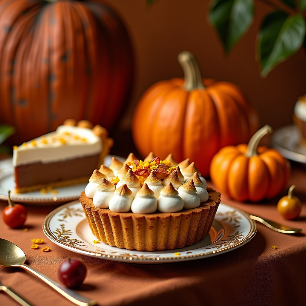 Illustration for Elevate Your Feast: Hosting a 'Gilded Harvest' Thanksgiving Soirée - Image 3