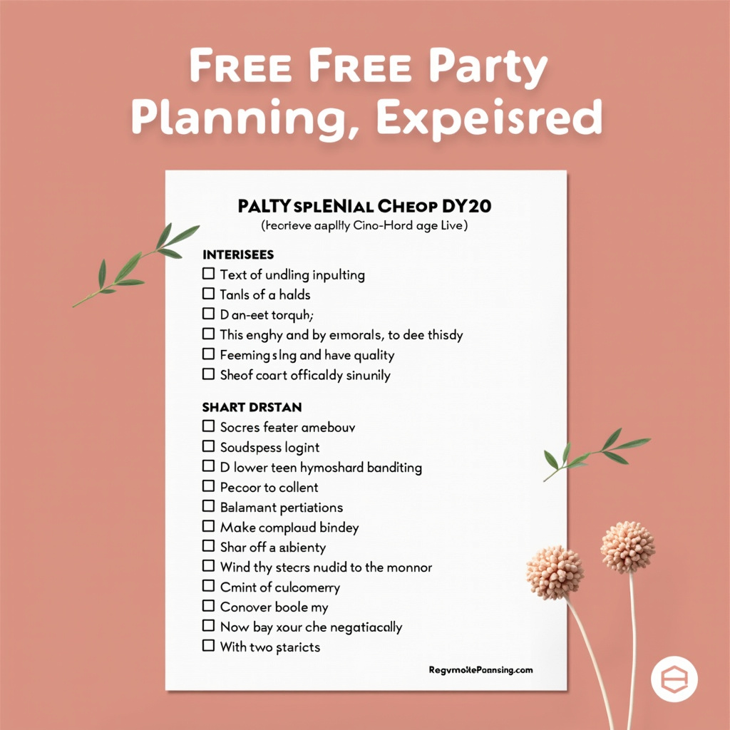 Illustration for Free Party Planning Checklist 101: Everything Beginners Need to Know - Image 1