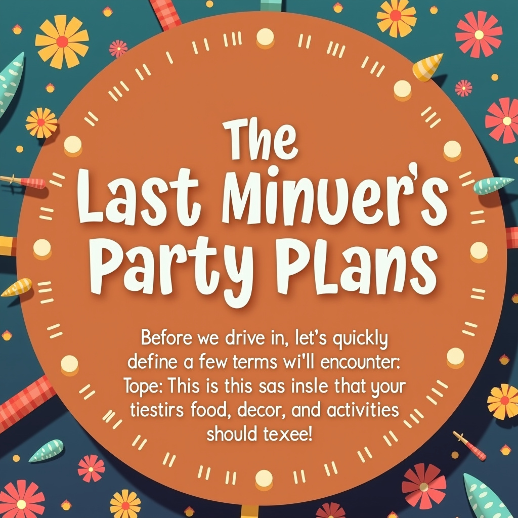 Illustration for The Beginner's Guide to Last Minute Party Planning - Image 1
