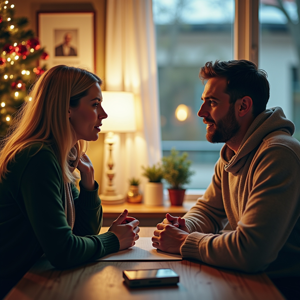 Illustration for Effective Communication vs. Stress Scripts: Which Wins Holiday Connection? - Image 1