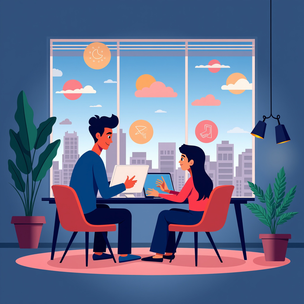 Illustration for Work Stress Trends: Staying Connected in 2025 - Image 1