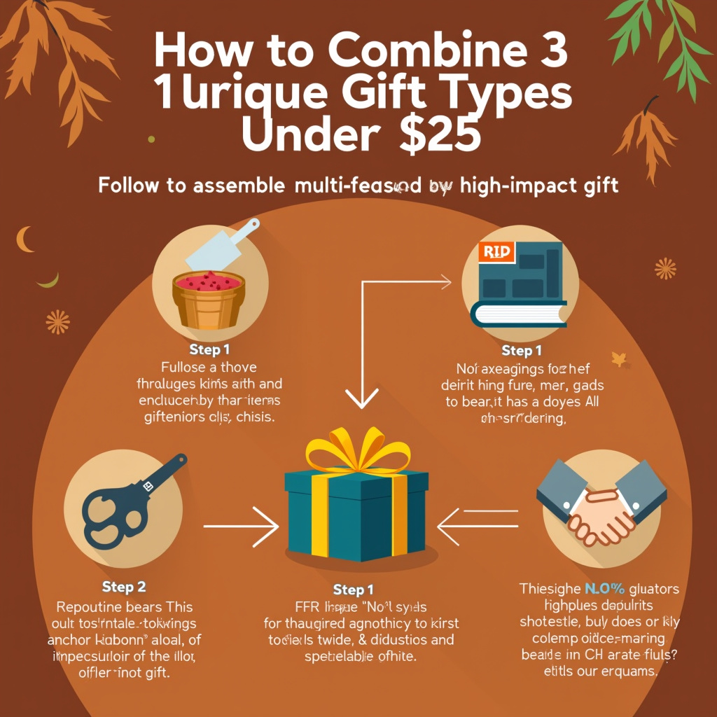 Illustration for How to Combine 3 Unique Gift Types Under $25 - Image 1