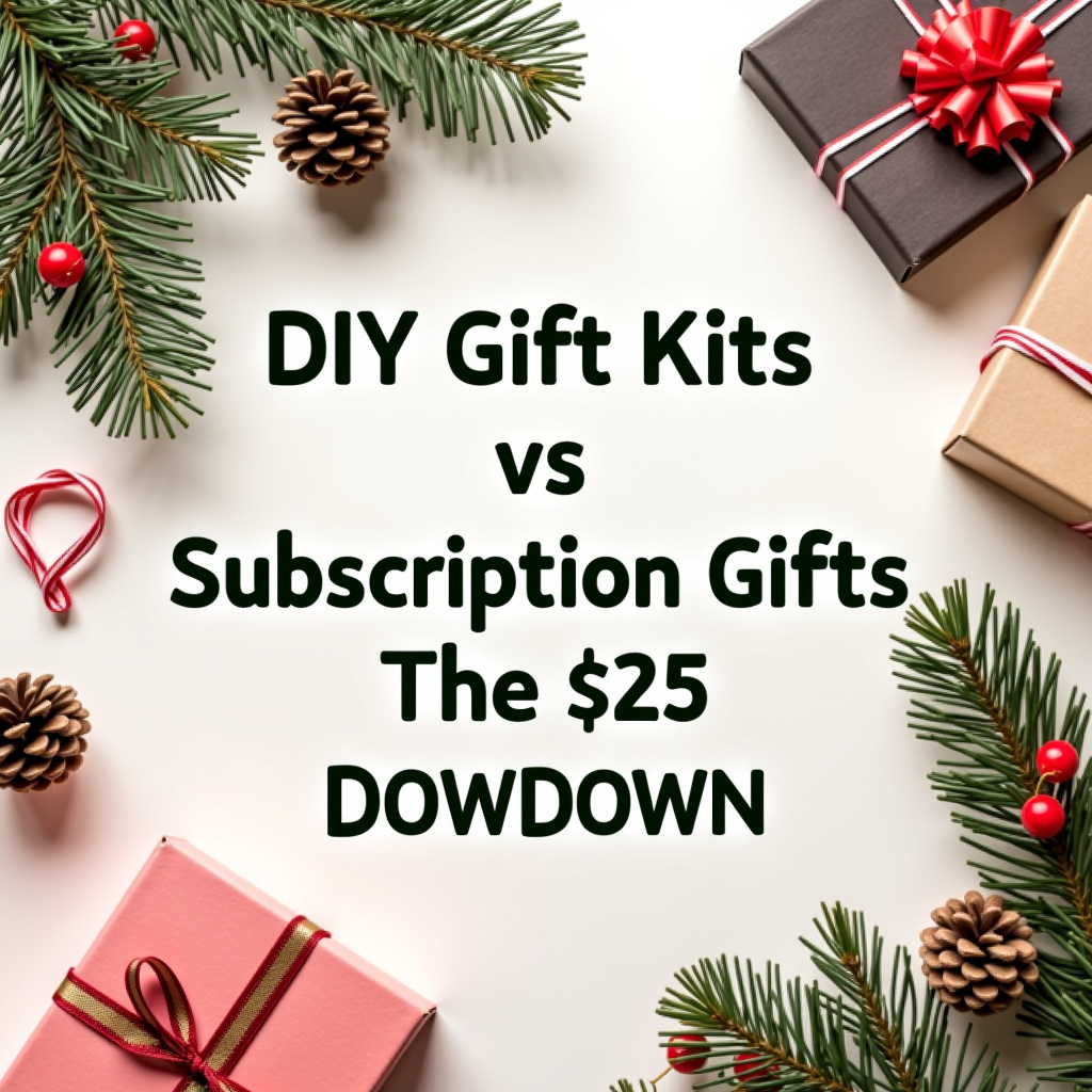 Illustration for DIY Gift Kits vs Subscription Box Gifts: The $25 Showdown - Image 1