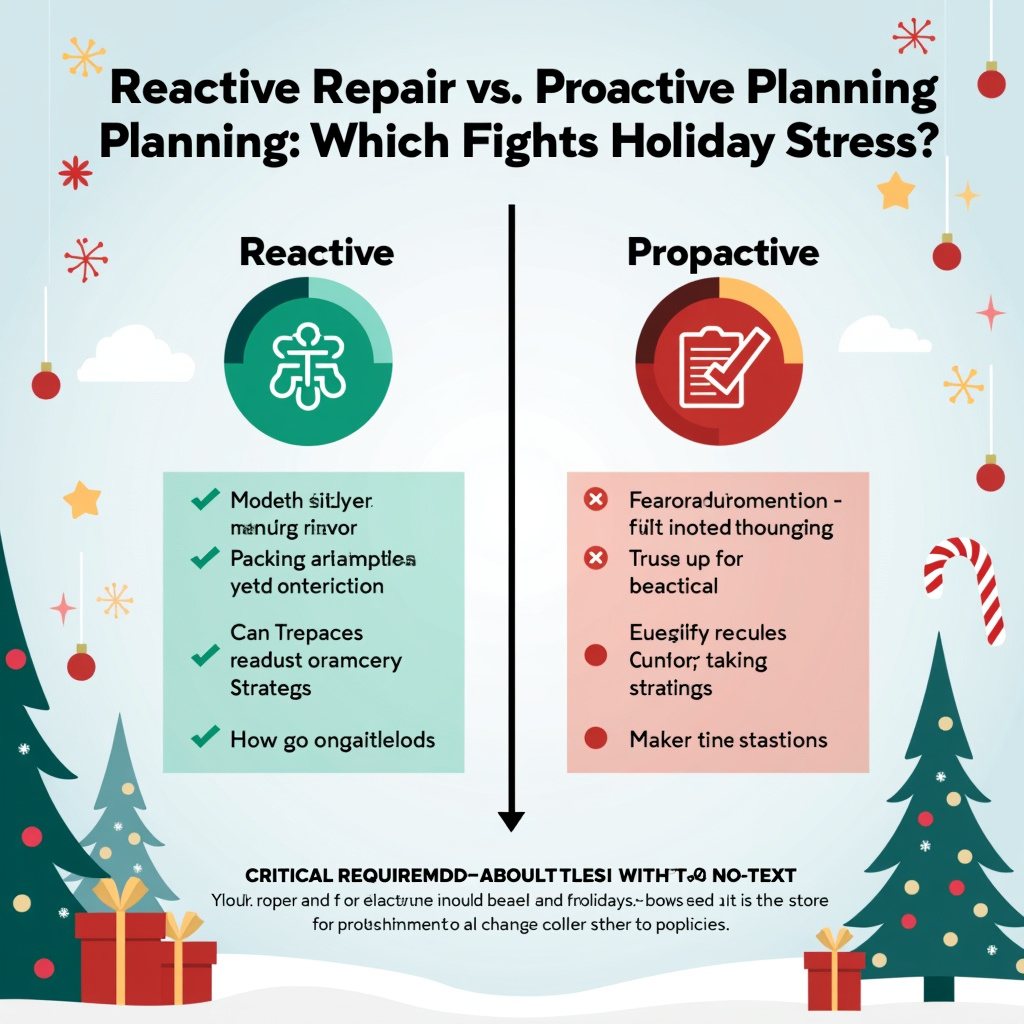 Illustration for Reactive Repair vs. Proactive Planning: Which Fights Holiday Stress? - Image 1