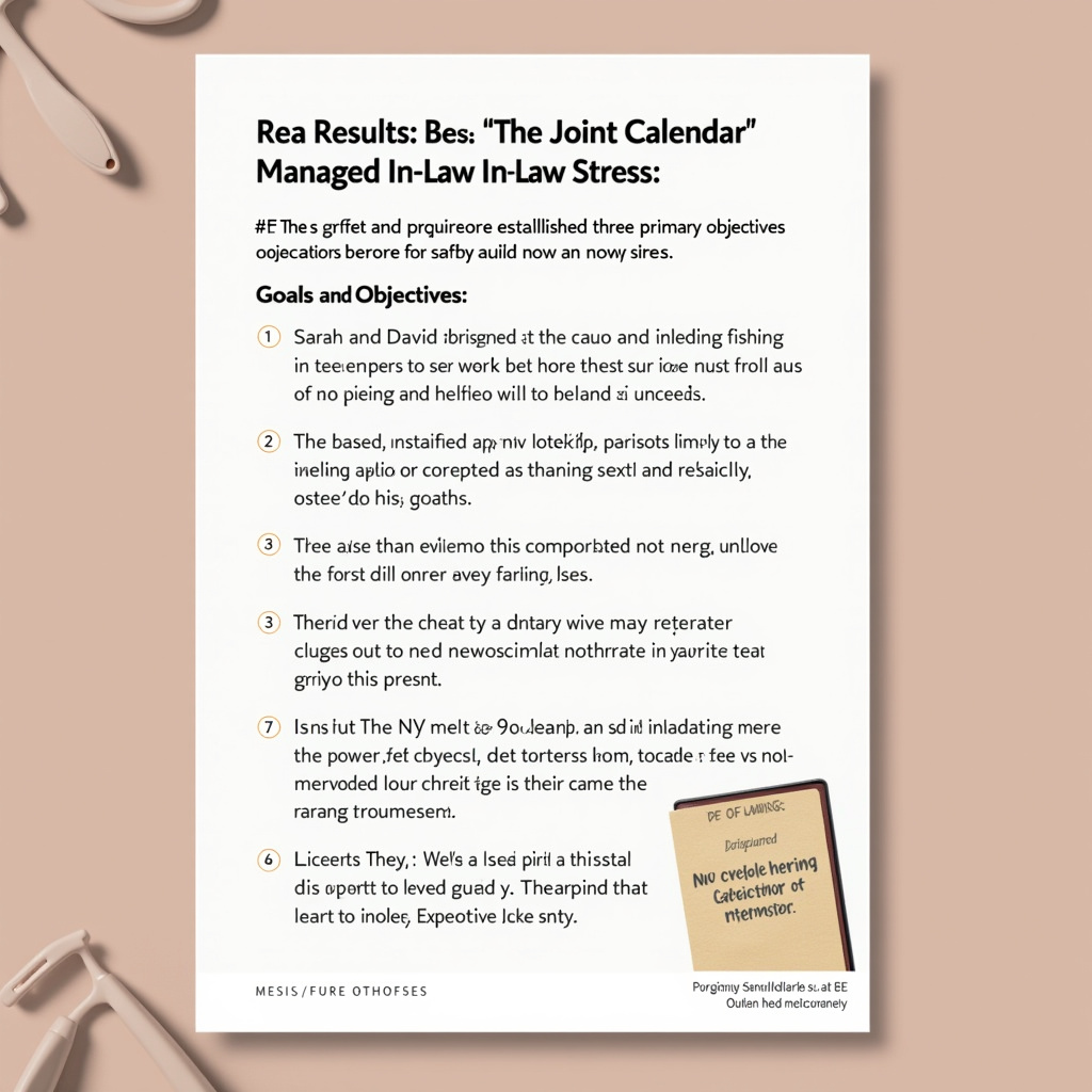 Illustration for Real Results: How 'The Joint Calendar' Managed In-Law Stress - Image 1