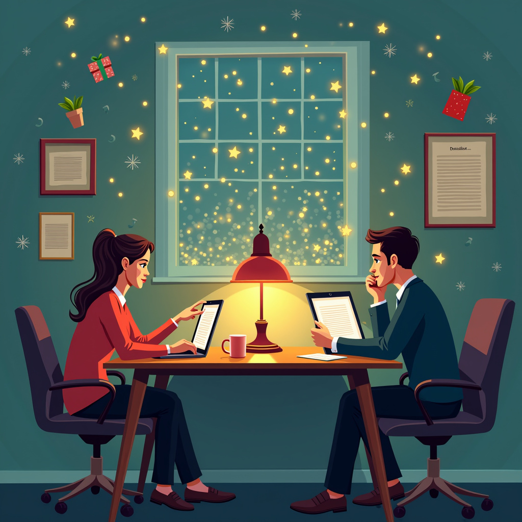 Illustration for Holiday Communication vs. Work Stress Tactics: Which Wins Connection? - Image 2
