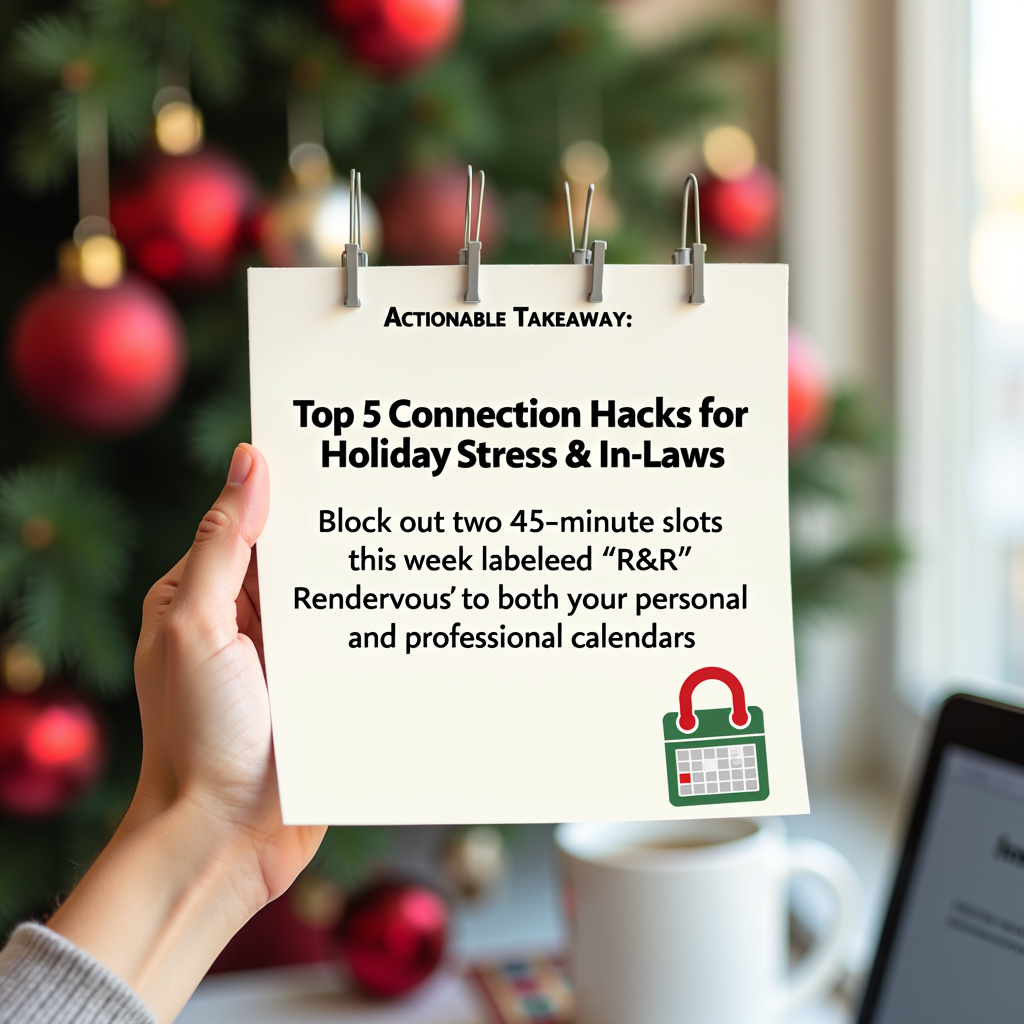 Illustration for Top 5 Connection Hacks for Holiday Stress & In-Laws - Image 3
