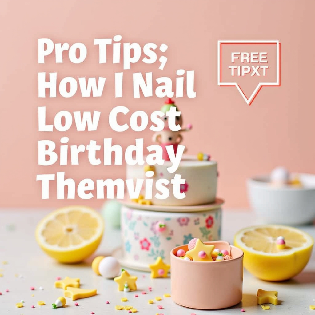 Illustration for Pro Tips: How to Nail Low-Cost Birthday Themes Better - Image 3