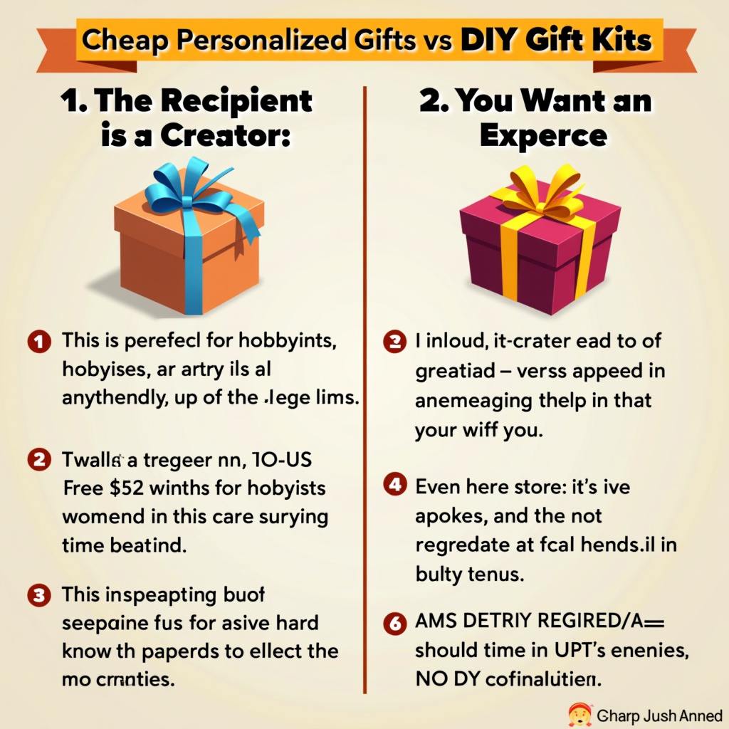 Illustration for Cheap Personalized Gifts vs DIY Gift Kits: A Complete Comparison - Image 3