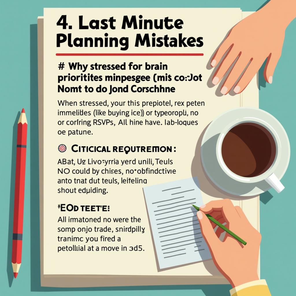 Illustration for 4 Last Minute Planning Mistakes (And What to Do Instead) - Image 3