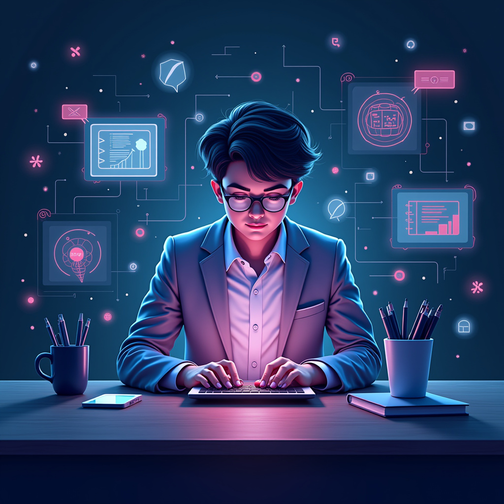 Illustration for Work Stress Trends: Staying Connected in 2025 - Image 3