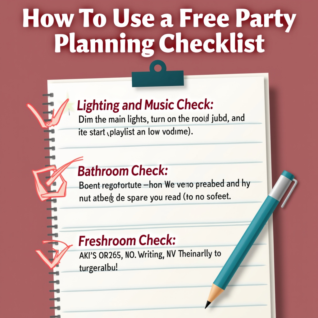 Illustration for How to Use a Free Party Planning Checklist Last Minute - Image 3