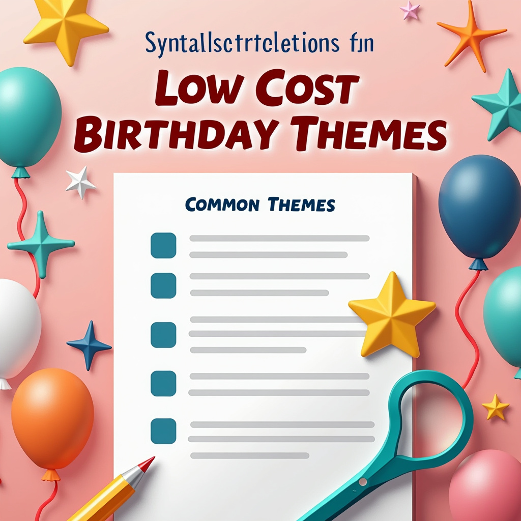 Illustration for Expert Insights: What 9 Planners Say About Low-Cost Birthday Themes - Image 3