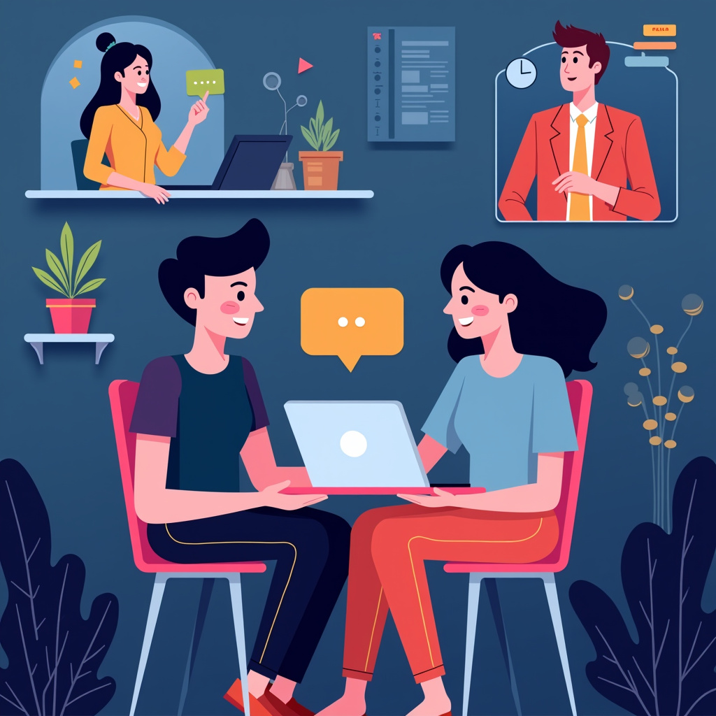 Illustration for Connection Trends for 2024: Work, In-Laws, & Dating - Image 1