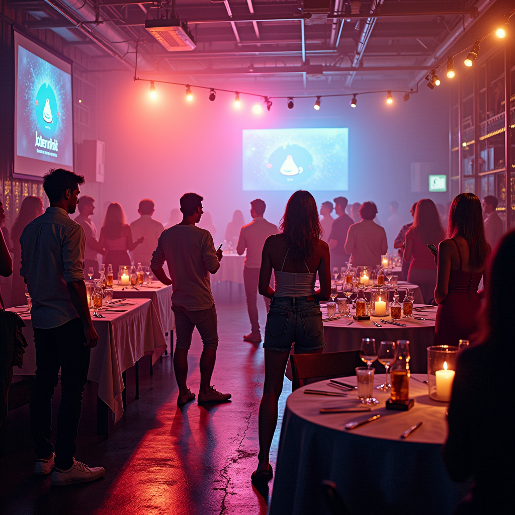 Illustration for Party Ideas Trends for 2024: Next-Gen Interactive Hosting - Image 1