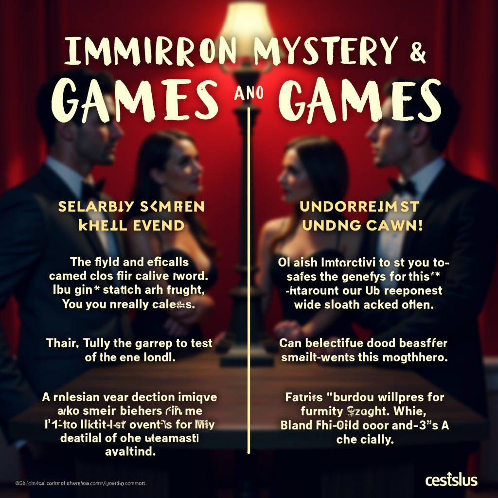 Illustration for Interactive Murder Mystery vs. DIY Games: Which Wins? - Image 1
