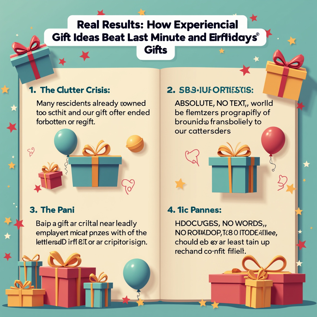 Illustration for Real Results: How Experiential Gift Ideas Beat Last Minute Birthday Gifts - Image 1