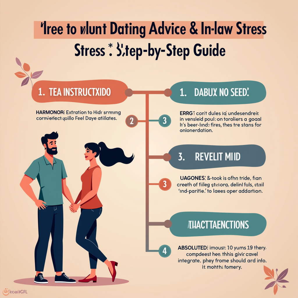 Illustration for How to Blend Dating Advice & In-Law Stress: A Step-by-Step Guide - Image 1