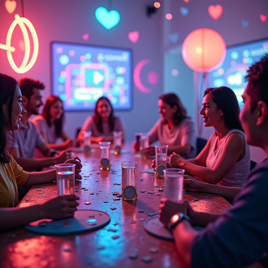 Illustration for Party Ideas Trends for 2034: Virtual & DIY Game Focus - Image 1