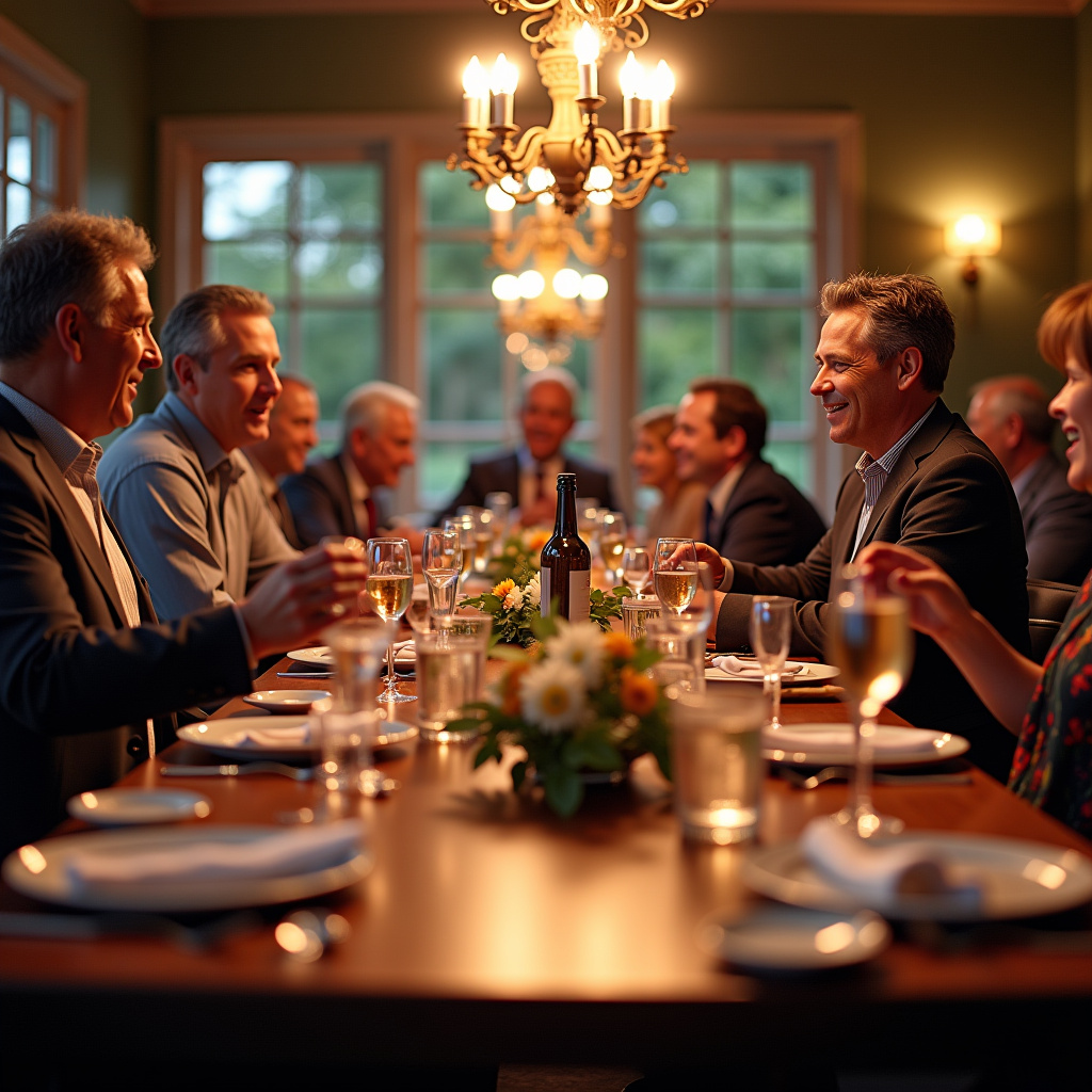 Illustration for Case Study: Retirement Party Success Through Men's Themes - Image 1