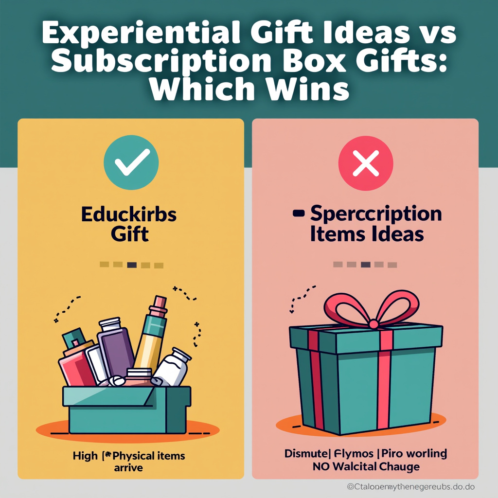 Illustration for Experiential Gift Ideas vs Subscription Box Gifts: Which Wins? - Image 2