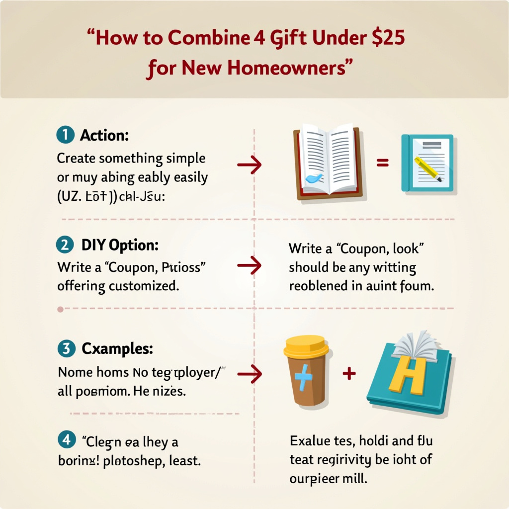Illustration for How to Combine 4 Gift Types Under $25 for New Homeowners - Image 2