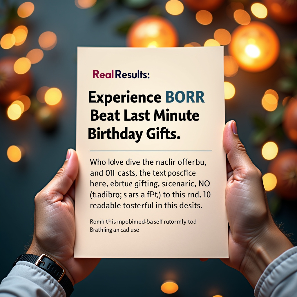 Illustration for Real Results: How Experiential Gift Ideas Beat Last Minute Birthday Gifts - Image 2
