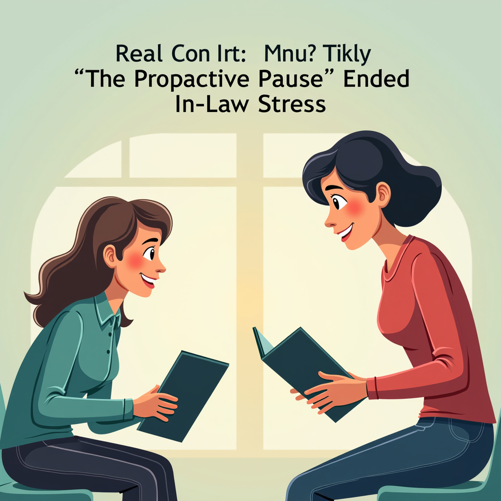 Illustration for Real Results: How 'The Proactive Pause' Ended In-Law Stress - Image 2
