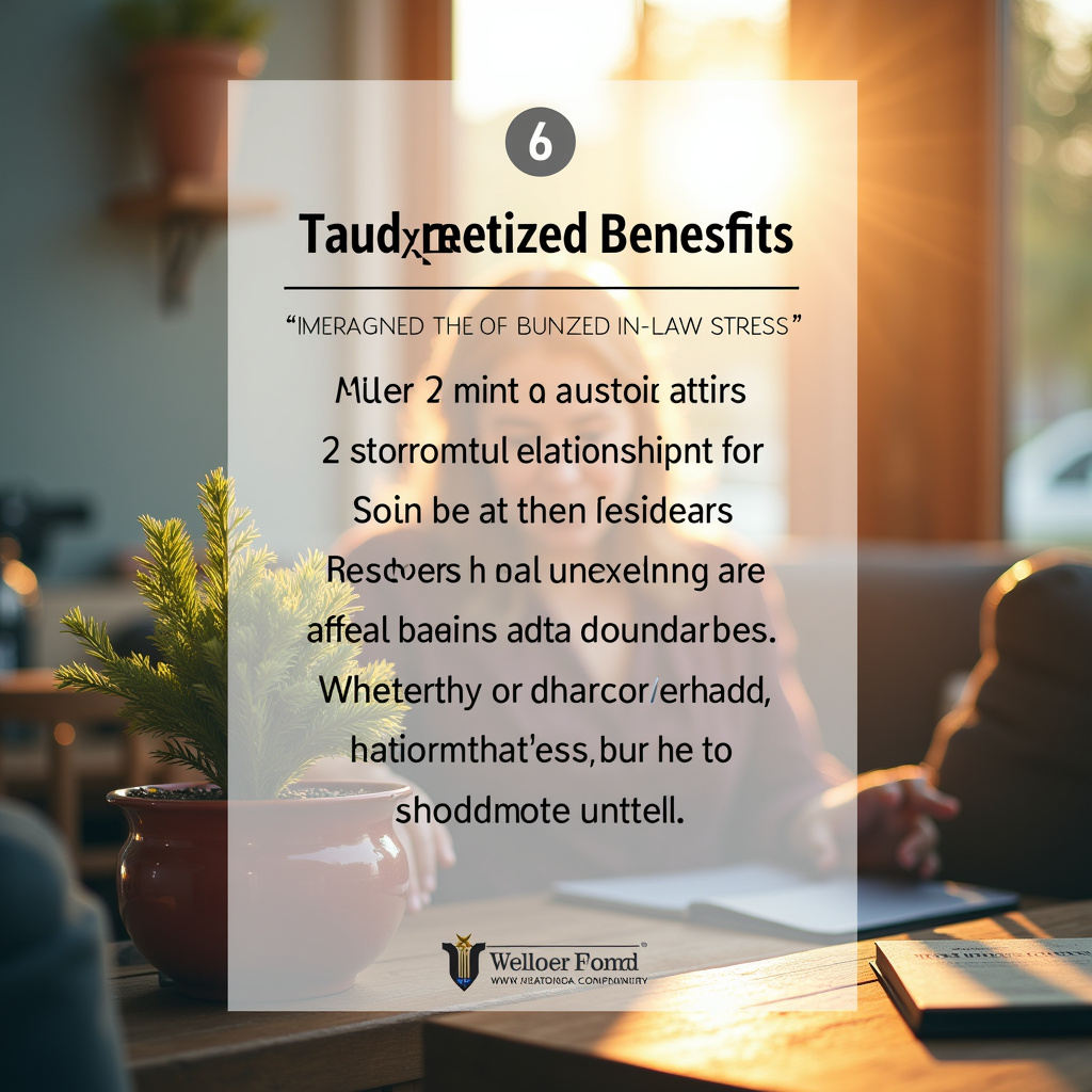 Illustration for Real Results: How 'The 3-Tier Shield' Managed In-Law Stress - Image 3