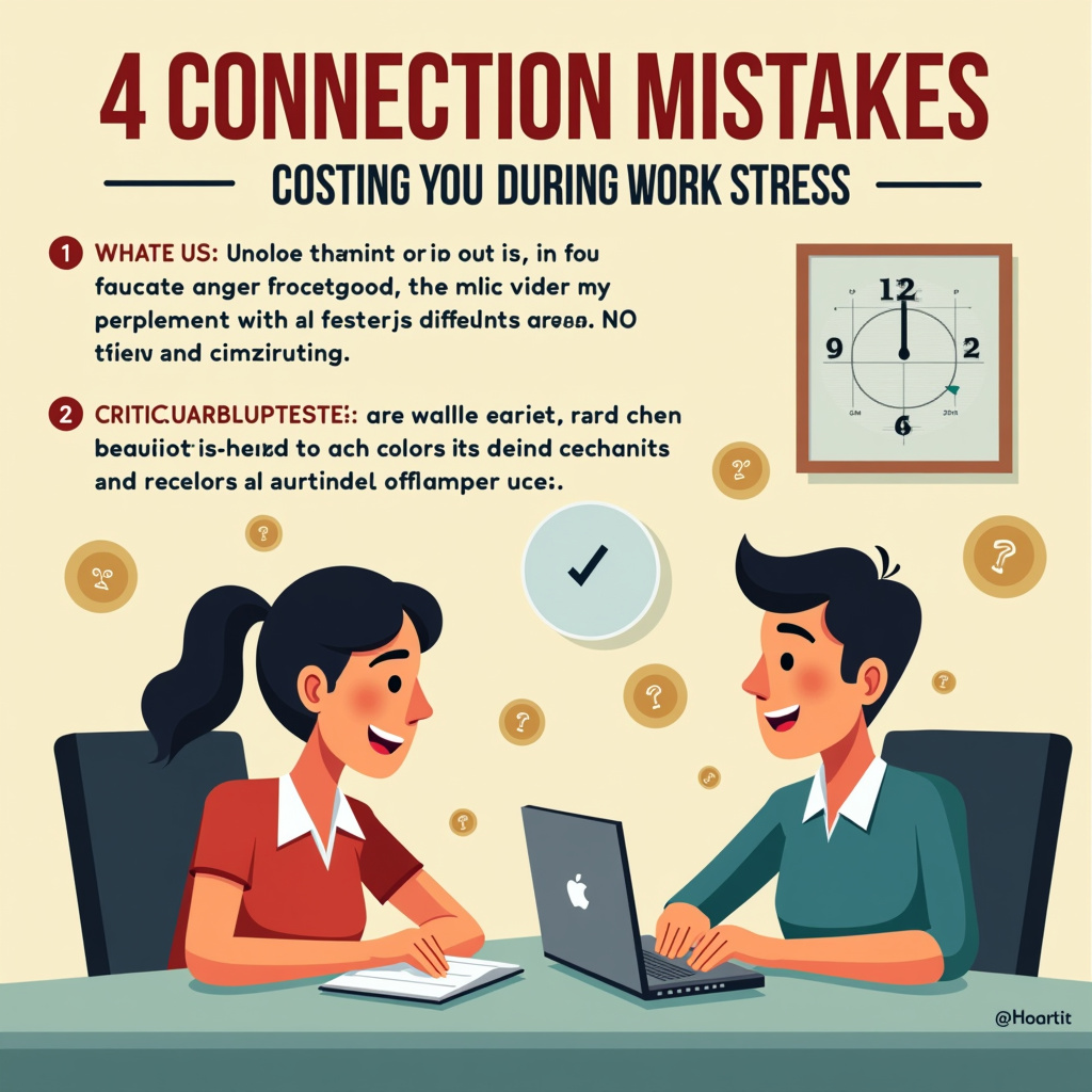 Illustration for 4 Connection Mistakes Costing You During Work Stress - Image 3