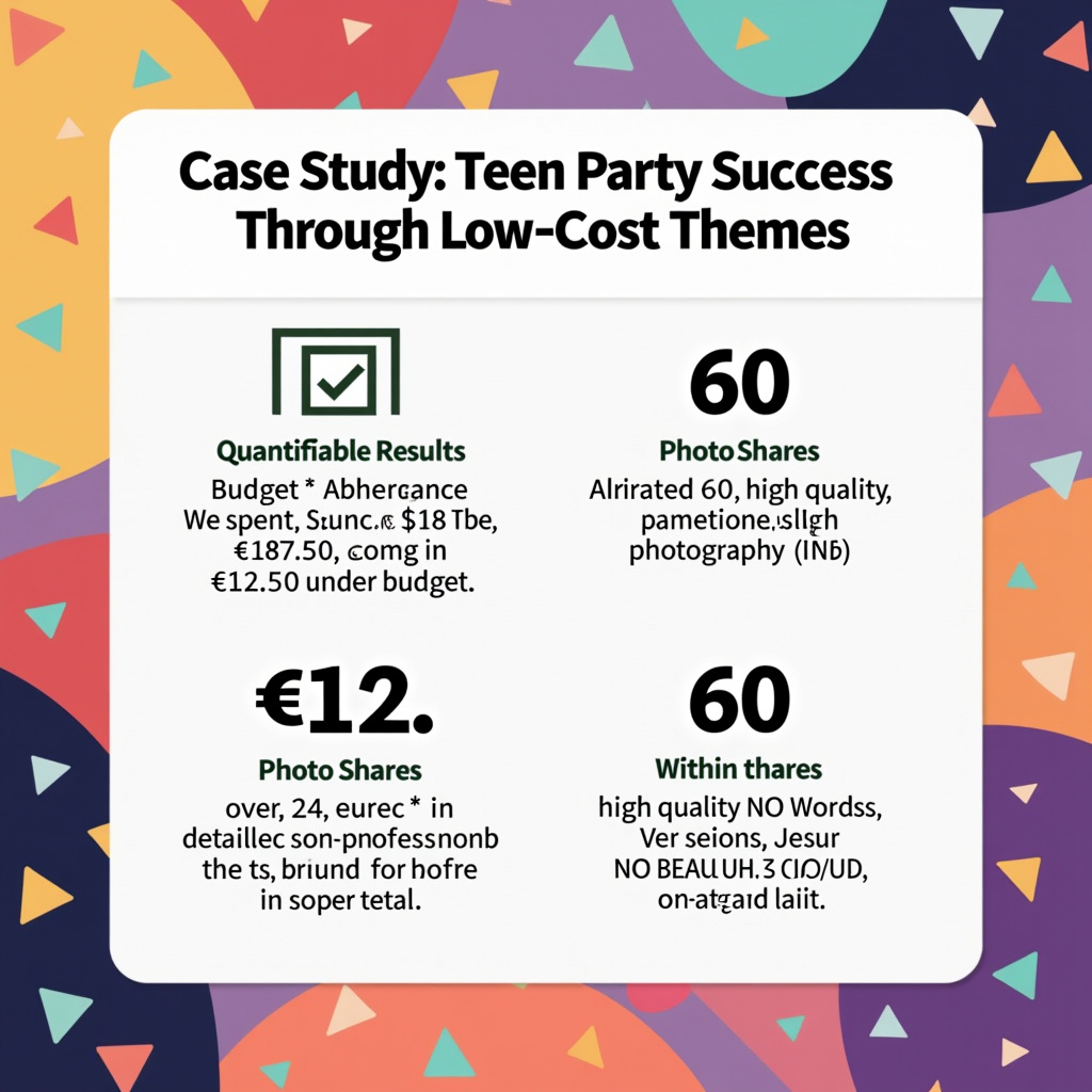 Illustration for Case Study: Teen Party Success Through Low-Cost Themes - Image 3