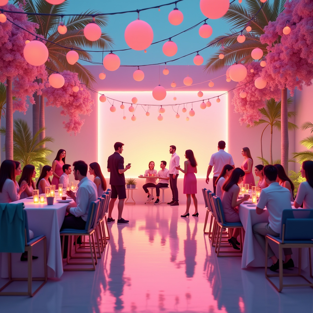 Illustration for Party Ideas Trends for 2031: Interactive Kits & Small Spaces - Image 3