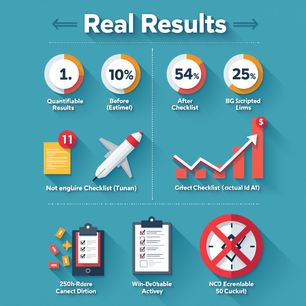 Illustration for Real Results: How a Free Checklist Aided Last Minute Planning - Image 3