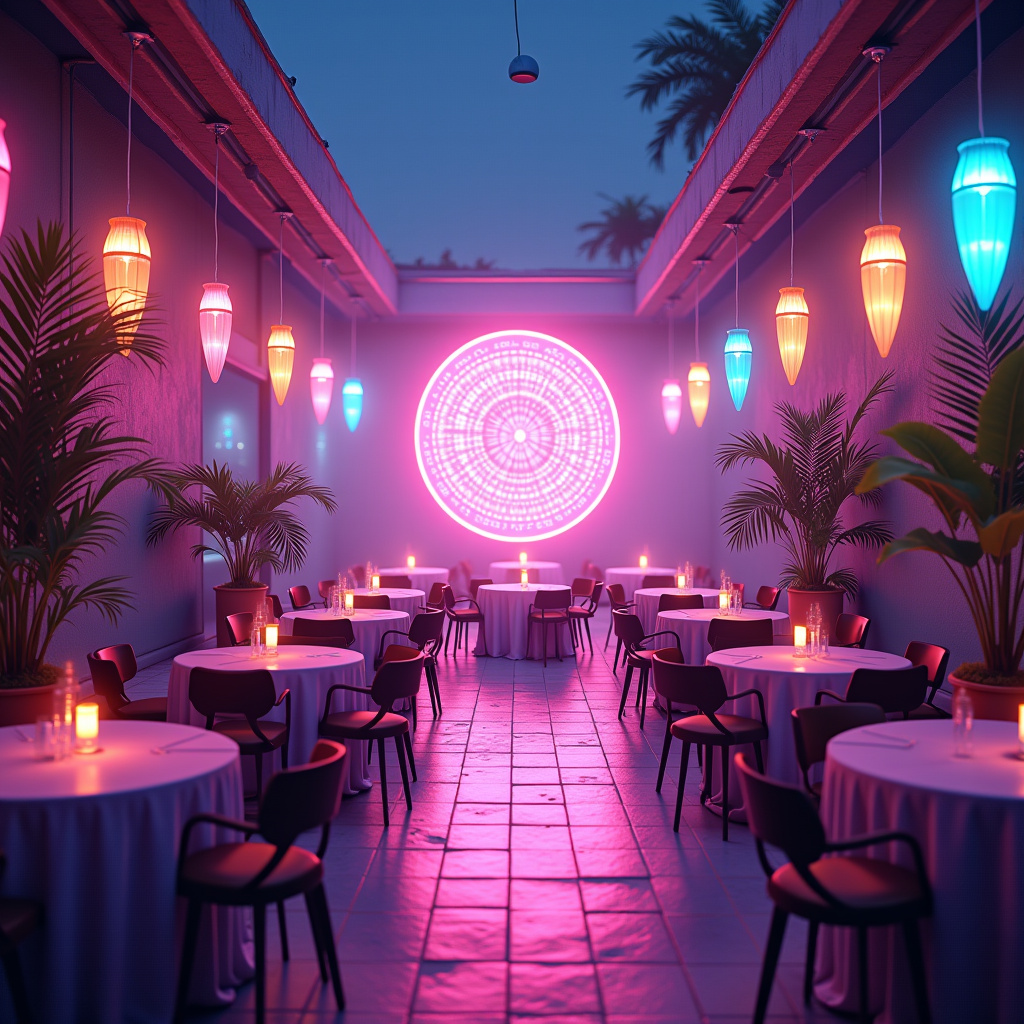 Illustration for Party Ideas Trends for 2038: Next-Gen Interactive & Budget - Image 3