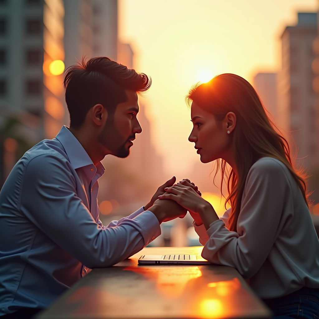 Illustration for Case Study: Connection Through Dating Advice During Work Stress - Image 1