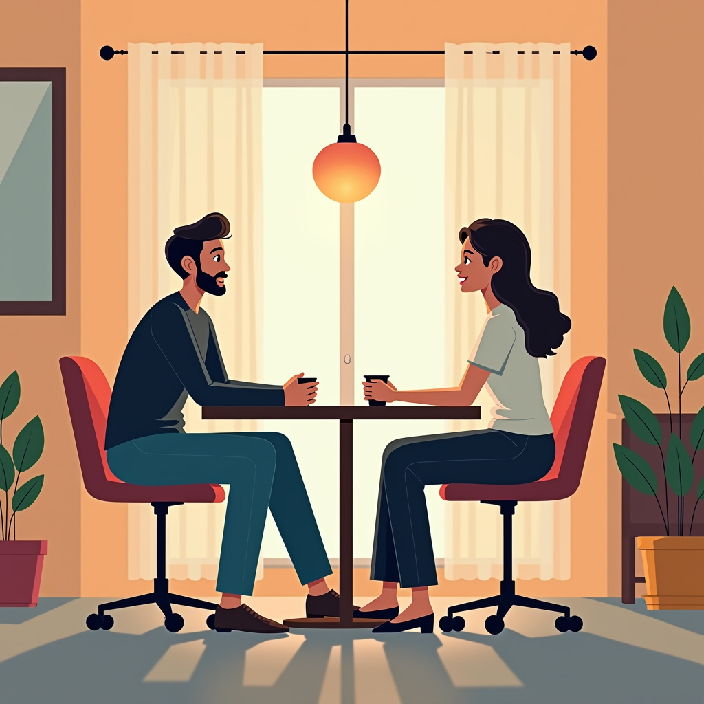 Illustration for Real Results: How 'The 20-Minute Date' Ended Work Stress Distance - Image 1