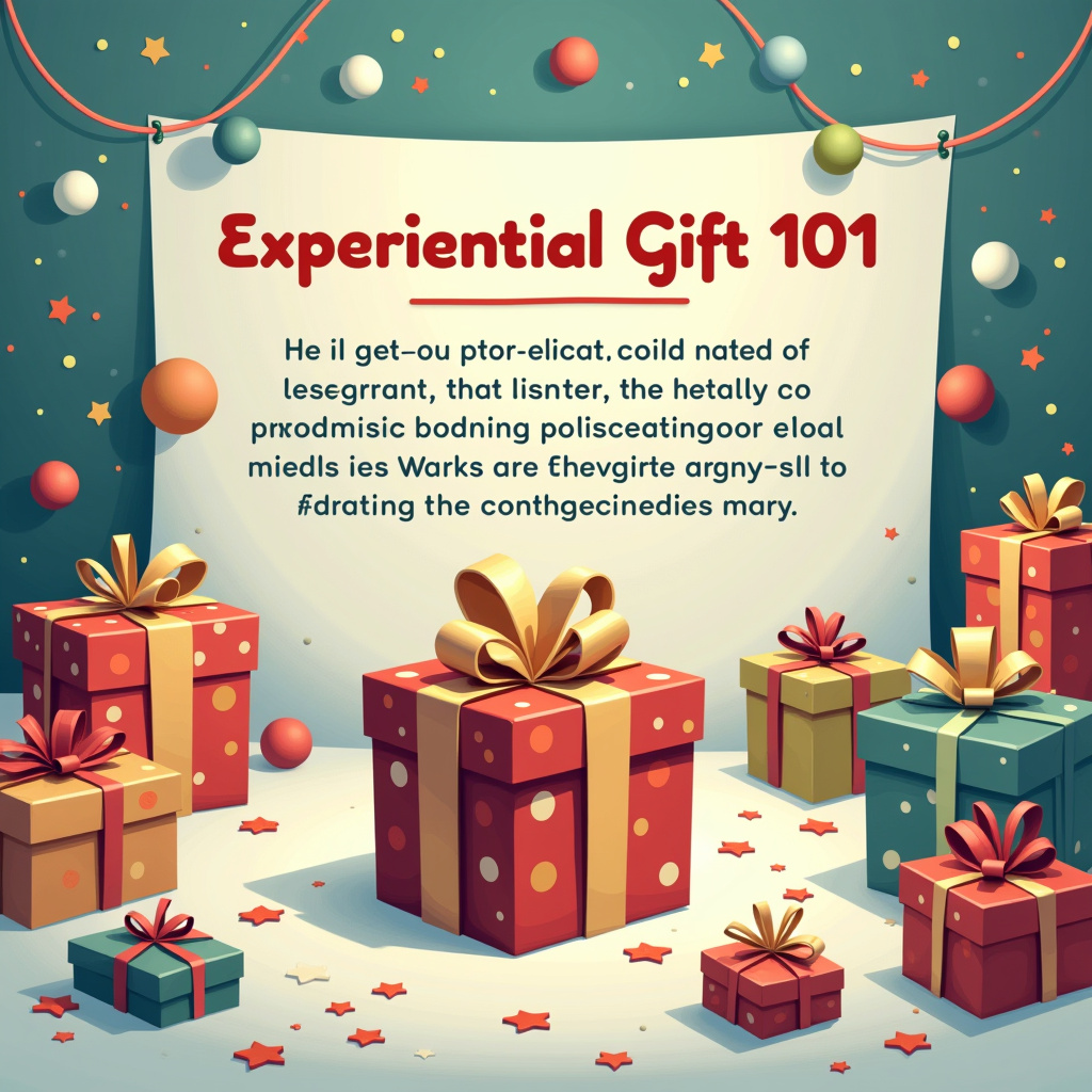 Illustration for Experiential Gift Ideas 101: Mastering Unique Presents - Image 1