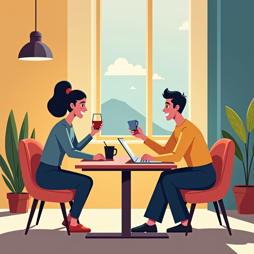 Illustration for Real Results: How 'The 20-Minute Date' Ended Work Stress Distance - Image 2