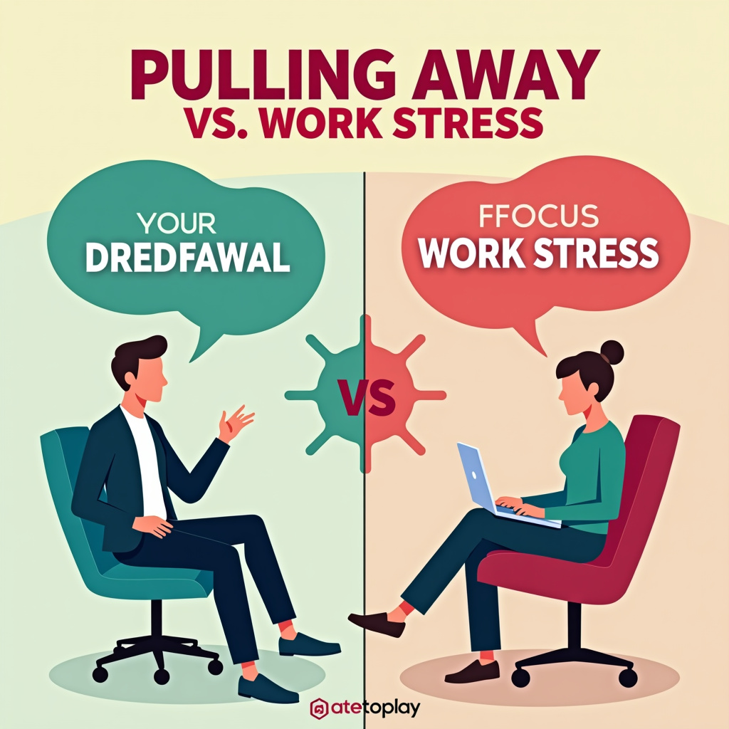 Illustration for Spotting Pulling Away vs. Work Stress: A Complete Comparison - Image 2