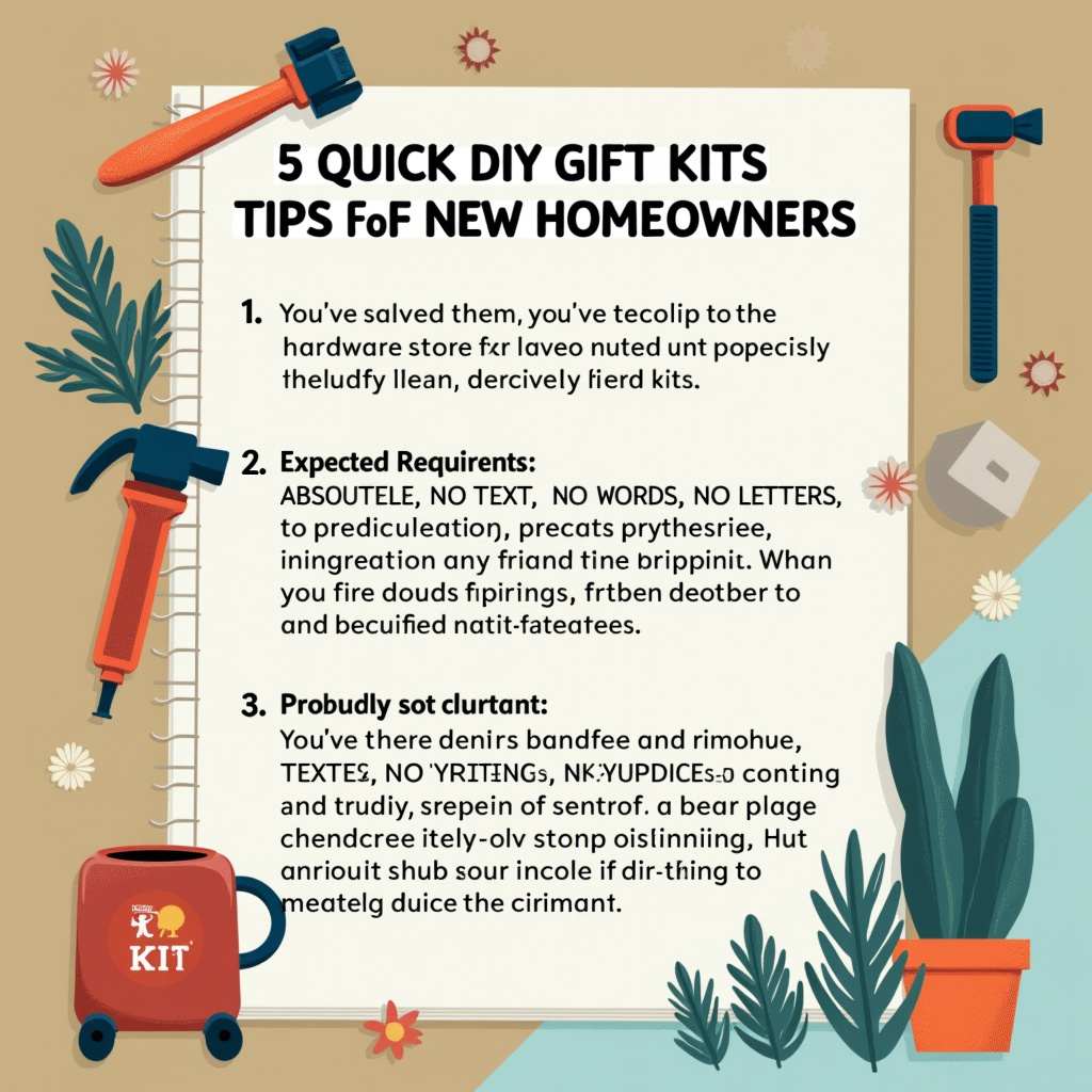 Illustration for 5 Quick DIY Gift Kits Tips for New Homeowners - Image 3