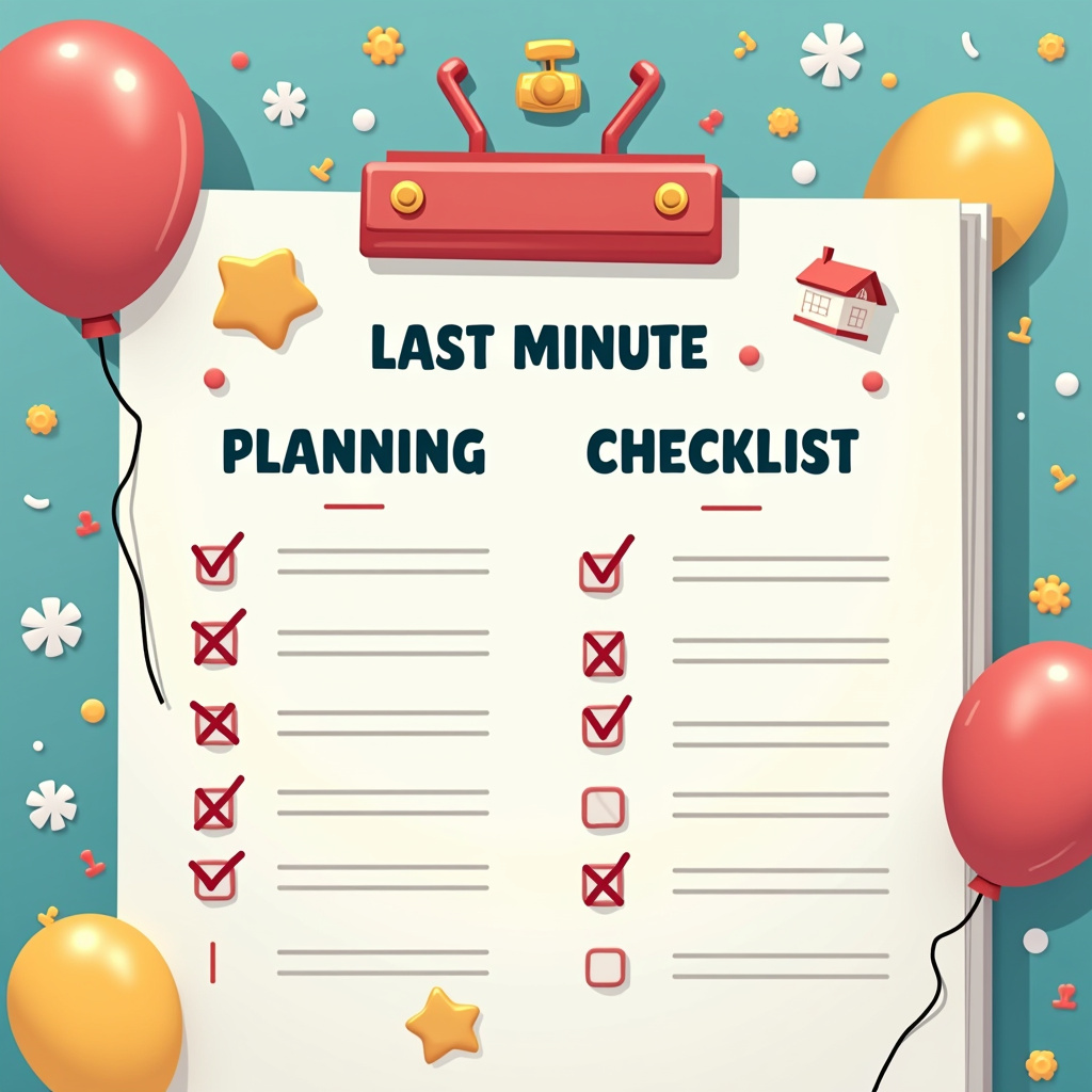 Illustration for Last Minute Party Planning vs. Free Checklist: The Ultimate Showdown - Image 3
